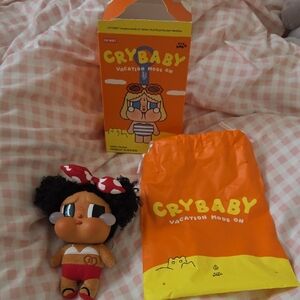 Crybaby Vacation Mode Doll with Red Bow